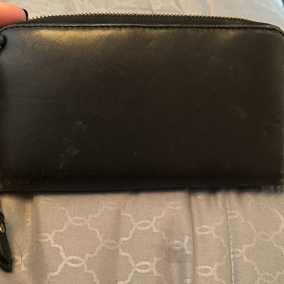 Badgley Mischka Black Wallet with Studded Details - Picture 4 of 6